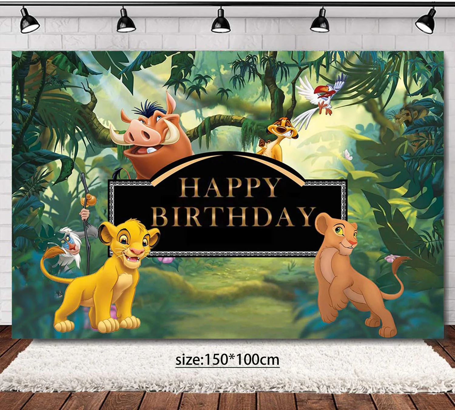 König der Löwen Simba Party Dekorationen Einweg geschirr Tasse Teller Serviette Tischdecke Kuchen Topper Banner für Kinder Party zubehör