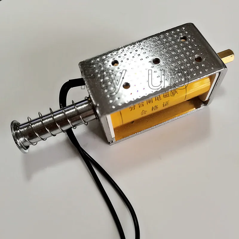 Electromagnet push-pull long stroke 30mm impact type miniature AC/DC DC12V24V48V110V220V