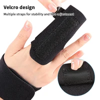 Attelle réglable à deux doigts pour doigt enclenché, redressement des doigts cassés ou courbés, attelle pour pouce, attelle pour mallet finger, support pour ténosynovite (1 pièce) 4