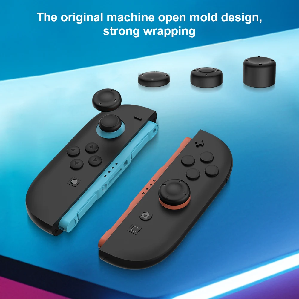 12/6Pcs Silicone Thumbsticks Case for Switch 2 Joystick Cap Cover Stick Caps Thumbstick Grip Cap Joystick Protective Cover