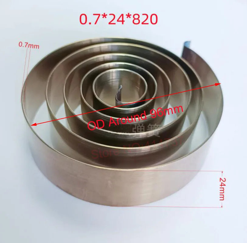 Double Scroll Spring Spiral Flat Wire Large Scroll Spring (0.7x24x820mm) - The Most Common ...