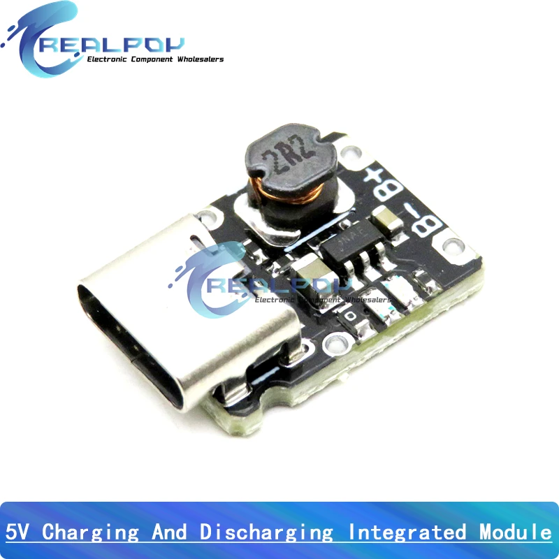 Universal USB Type-C Lithium Battery Charging and Boost Module with Integrated Protection