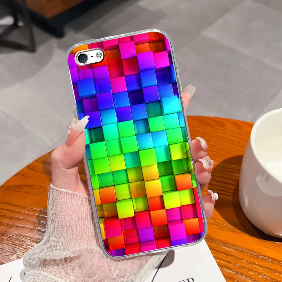 Elegant Ink Painting Soft Clear Silicone Phone Case - Premium Back Cover
