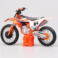 Bburago 1:18 2018 KTM 450 SX-F Factory Edition 84 Alloy Race Motorcycle Model Metal Street Motorcycle Model Collection Kids Gift 2