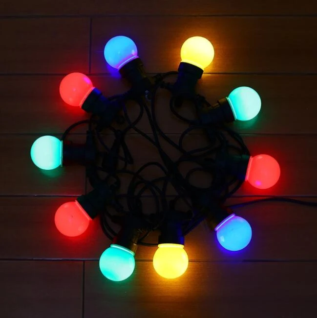 Led Festival Outdoor round ball waterproof color lamp flashing lamp string lamp battery operated christmas lights