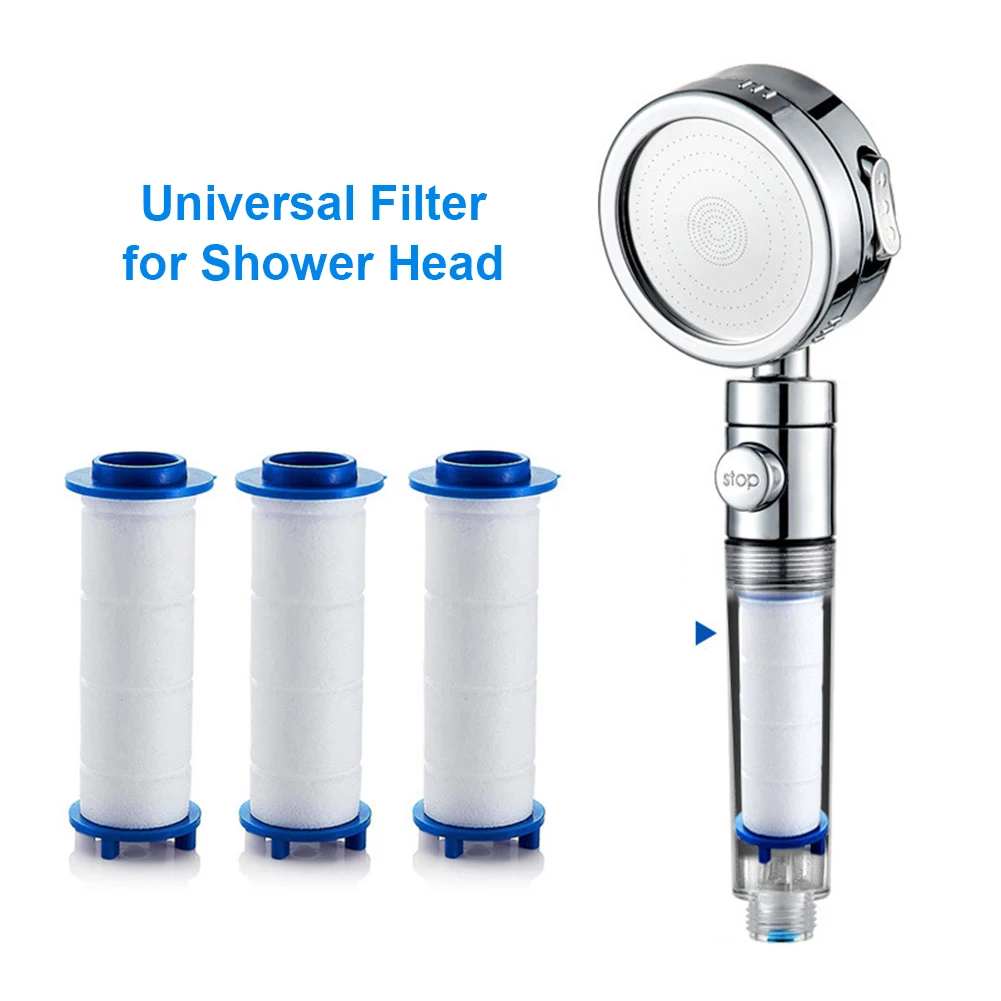 2Pcs/Lot Shower Head Filter PP Cotton Filters Replacement Cartridge Water Purification Bathroom Accessory Hand Held Bath Sprayer shower head filter shower head water filter cartridge shower water filter