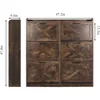 Shoe Storage Cabinet for Entryway, Hidden Shoe Rack Cabinet with 6 Flip Drawers, Farmhouse Freestanding Shoe Organizer Shoe Orga 2