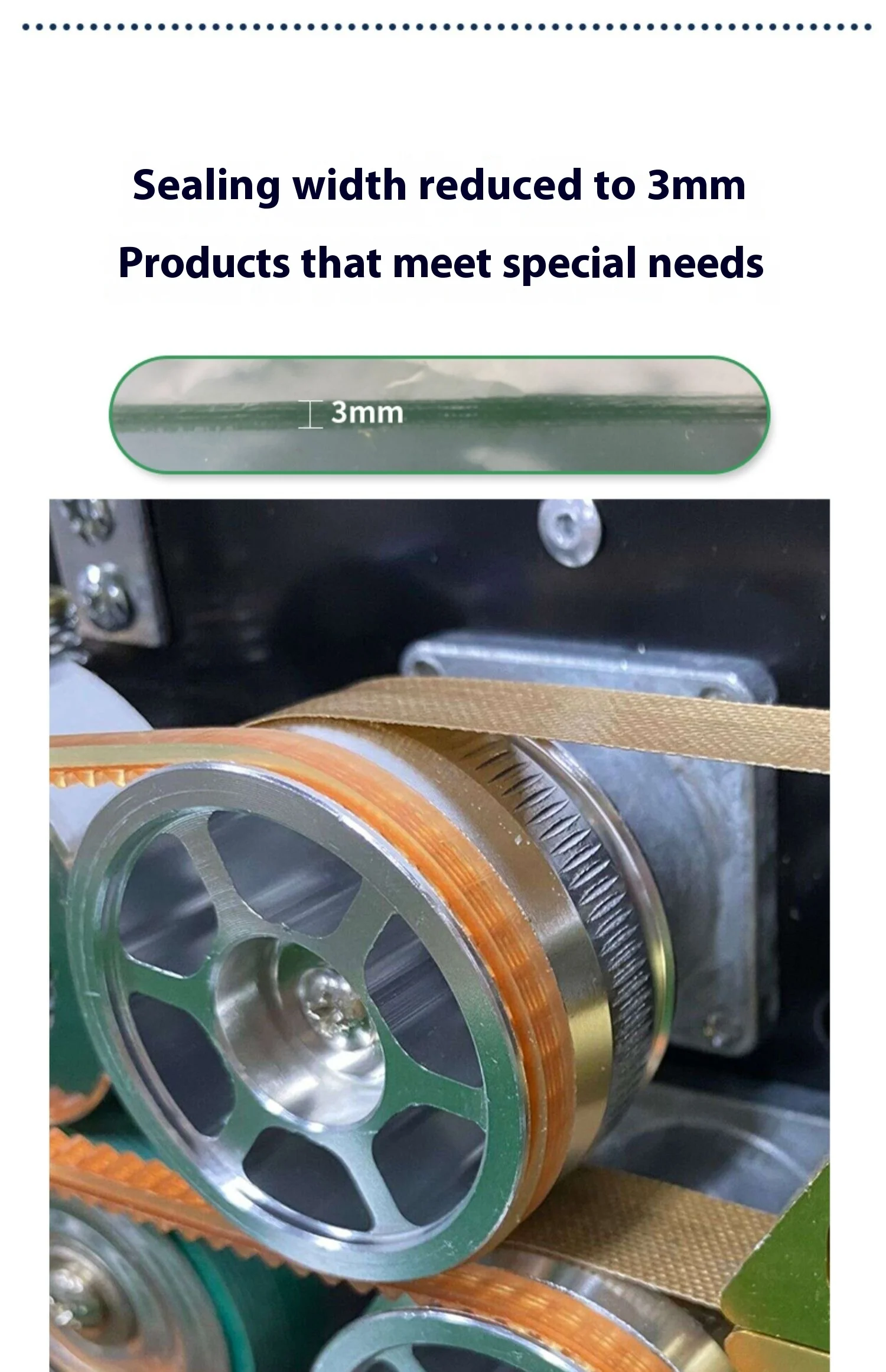 Fully Automatic Sealing Machine Continuous Bag Sealing Machine Aluminum Foil Pla