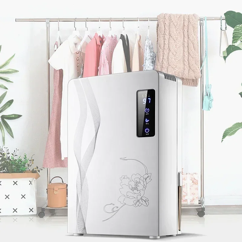 2.2L Smart Dehumidifier Moisture Absorber Silent Clothes Dryer Basement Dehumidifier Air Purifier Dehumidifiers