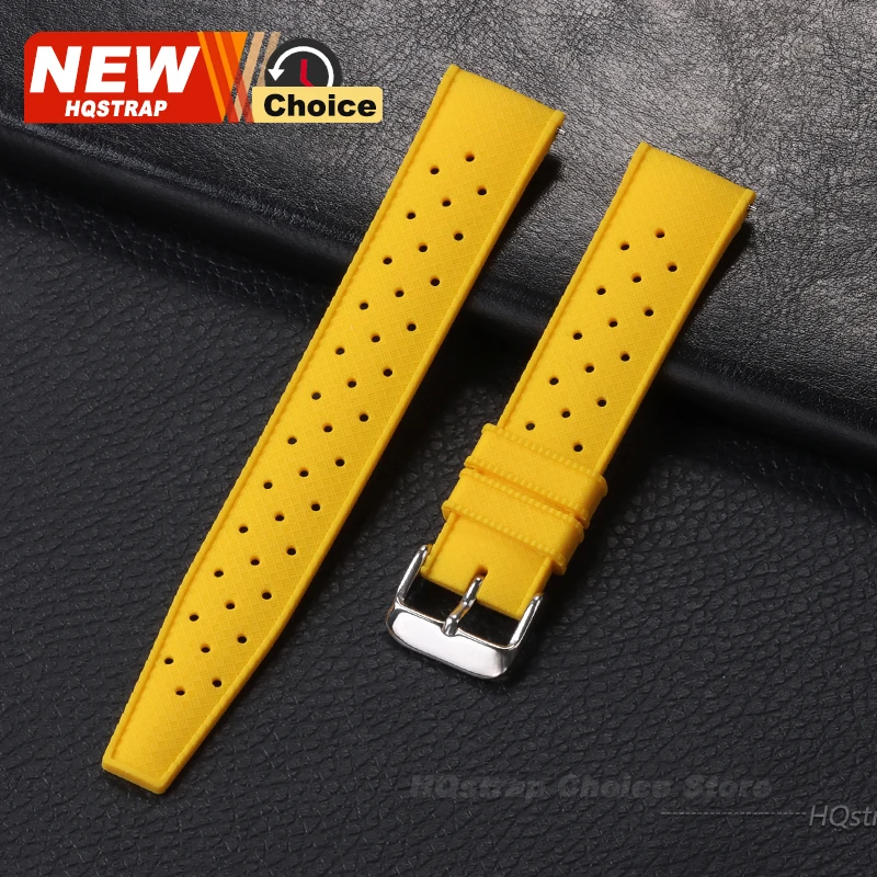 Quick Release Tropical Silicone Waterproof Strap – 18mm, 20mm, 22mm