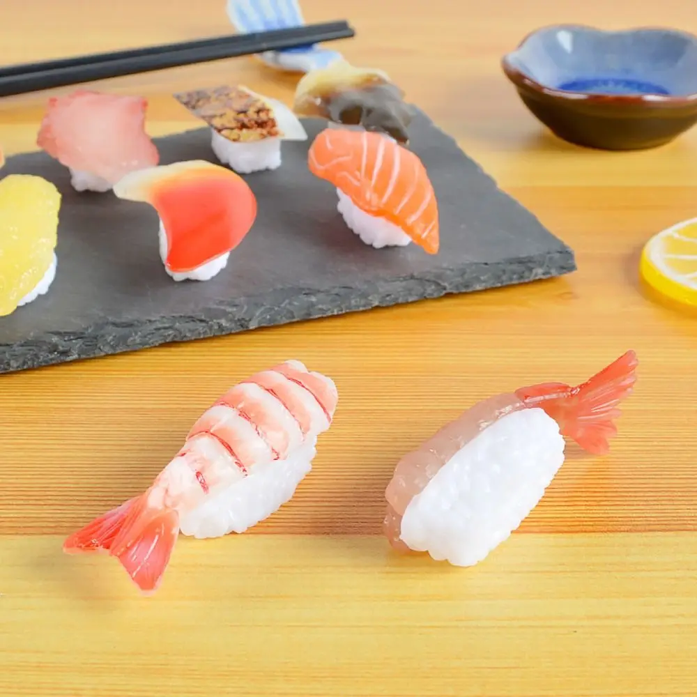 Japanese Food Simulation Sushi Model Pretend Play Cooking Toys Simulation Kitchen Simulation Food Rice Ball Food Toys Children/