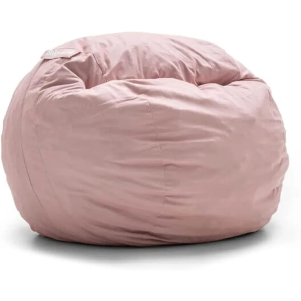 

Fuf Medium Foam Filled Bean Bag Chair with Removable Cover, Desert Rose Lenox, Durable Woven Polyester, 3 feet Big