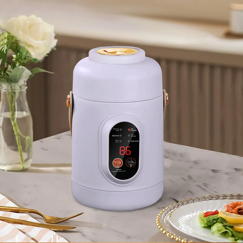 New Multifunctional Rice Cooker Portable Small Travel Electric Kettle Household Electric Cooker Hot Pot 110V US/220V EU Plug 5