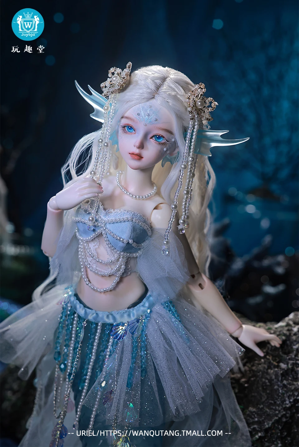 Оригинальная Подлинная кукла Bjd, серия Sairen, Xizhi или огромная Изысканная кукла русалки, Sd кукла