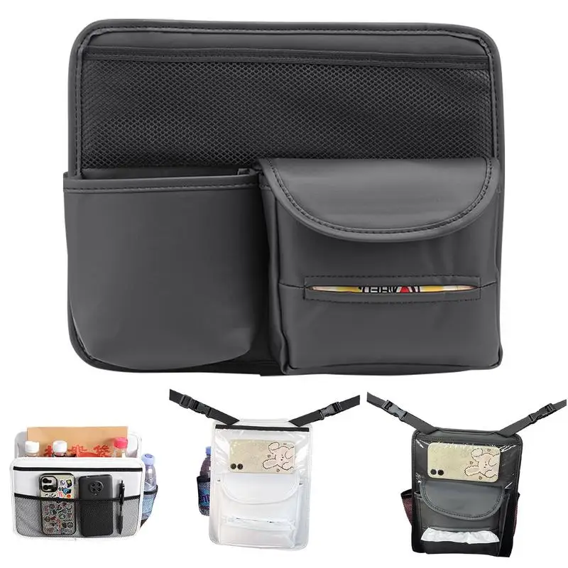 

Car Handbag Holder Auto Seat Mesh Storage Bag Multi-Purpose Vehicle Storage Tool for Toys Phones Tissues Tablets Power Cords