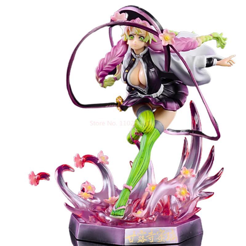 Hot Demon Slayer Blade Gk Ghost Killing Team Love Column Ganlu Temple Glaze Hand Do Bear Bean Model Statue Decoration For Gift