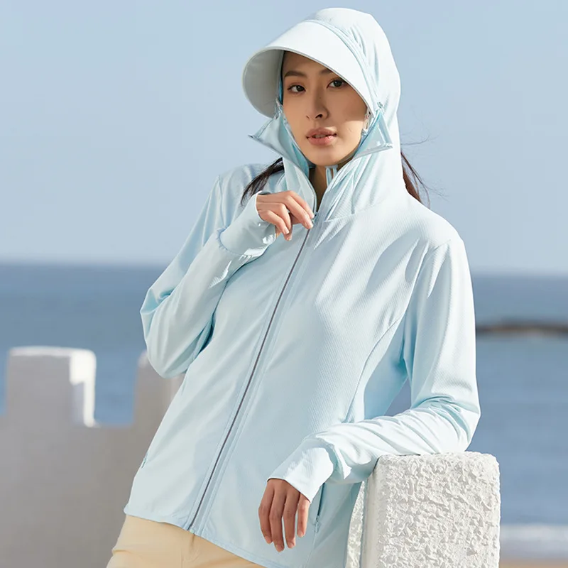 2024 New Summer Thin Sun Protection Clothing Men's and Women's Outdoor Sports Sun Protection Clothing Hiking Jackets