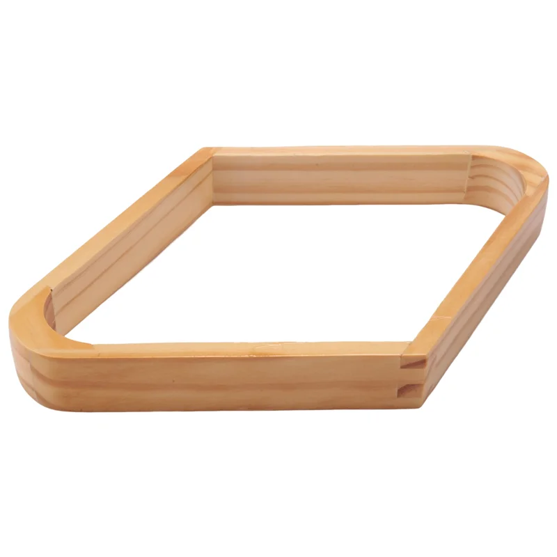 

Wooden Billiard Ball Rack Billiard 8-Ball Triple-cornered Rack and 9-Ball Diamond Billiard Rack for Billiard Pool Table
