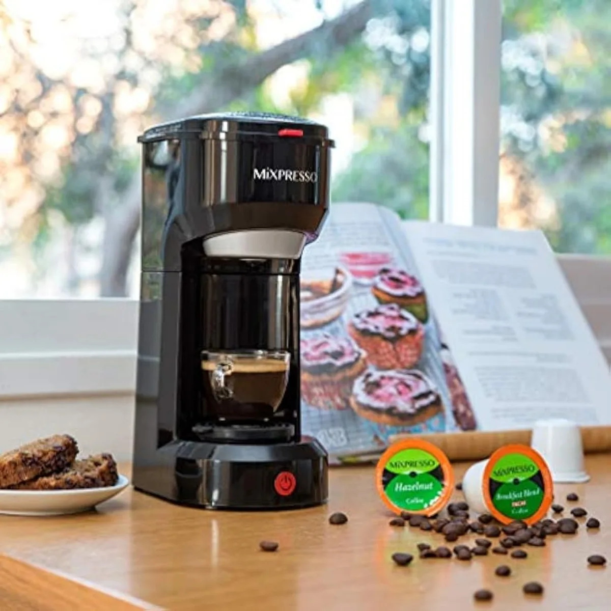 2 in 1 Coffee Brewer, Single Serve and K Cup Compatible & Ground Coffee,Compact Size Mini Coffee Maker | USA | NEW 5