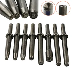 1PC Air Rivet Hammer Tool Kit Pneumatic Rivet Head Semi Hollow Solid Rivet Head Pneumatic Hammer Impact Hand Riveters