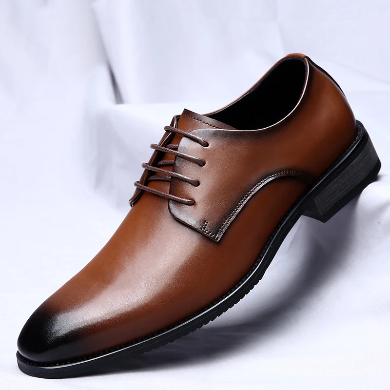 Leather Shoes Breathable Business Men's Formal Moccasin Tennis Shoes Designer Fashion Wedding