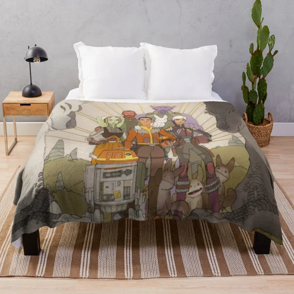 

Spectres Mural Full Throw Blanket Giant Sofa For Sofa Thin Blankets