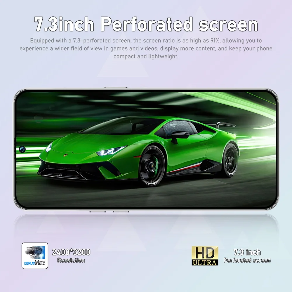 K-Touch M18 Pro Max Smartphone 5G 7.3inch Full Screen 7800mAh Mobile Phones Android Cell Phone 5G Dual SIM Global Version Unlocked 22GB 2TB Smart Phones