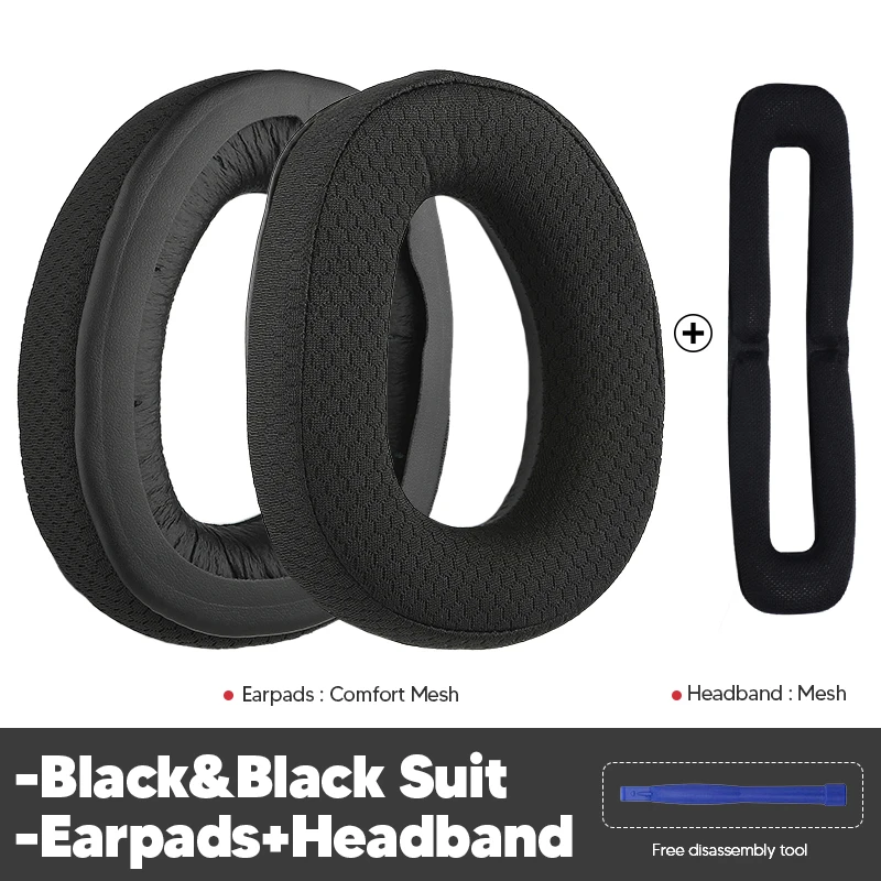 Premium Replacement Memory Foam Ear Pads for Headphones - Enhanced Comfort Ear Cushion Cover