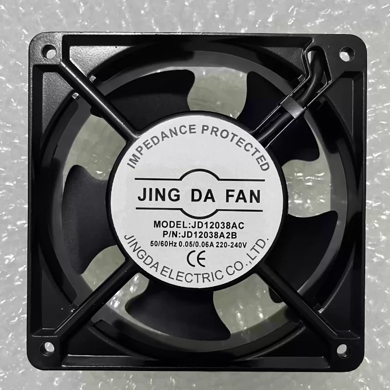 JING DA FAN JD12038AC 220V 12cm 12038 2선 서버 냉각팬