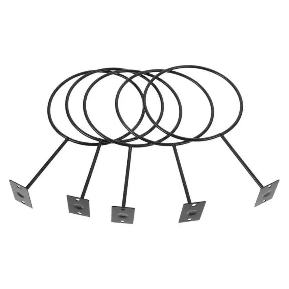 

Basketball Holder Versatile Wall Mount Ball Holder Organize Display Football Basketball Helmet More with Strong Iron for Ball