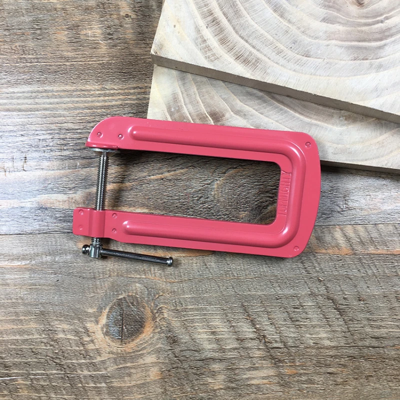 

1pc Heavy Duty G Clamp Woodworking Fixture Stainless Steel Strong G-clip Flat Steel Clamping Device Carpentry DIY Fixed Clip