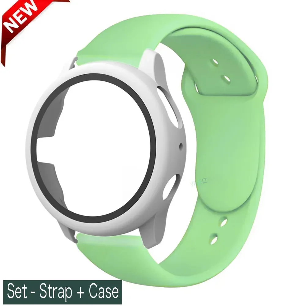 Protective Glass Film Case & Strap Set with Bracelet Accessories
