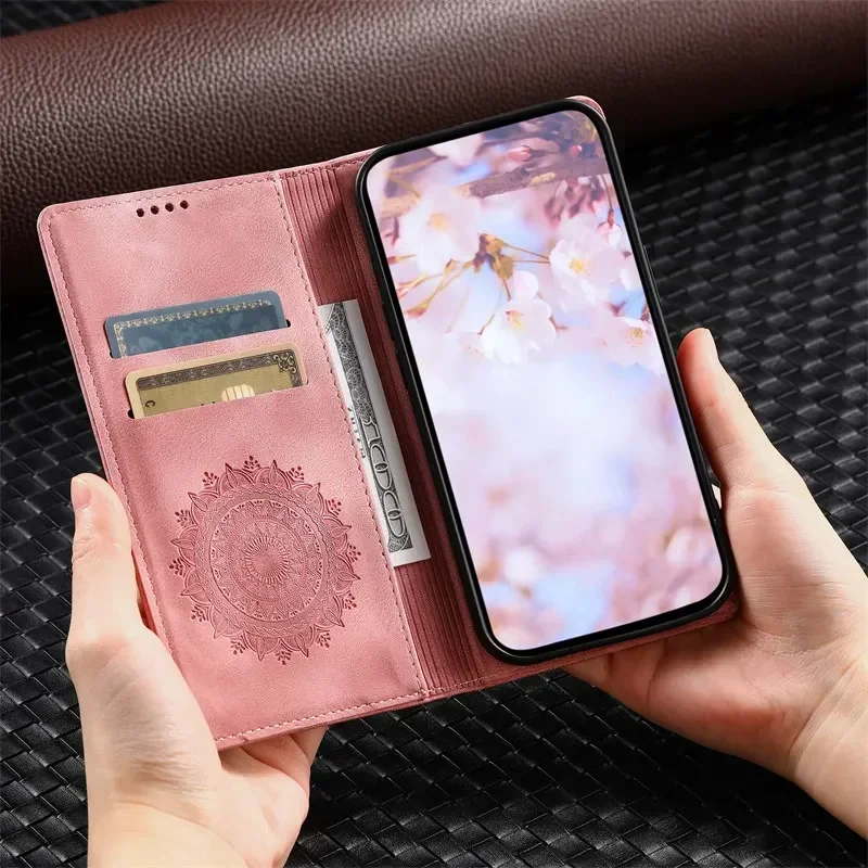 Magnetic Flip Leather Wallet Card Phone Case Cover
