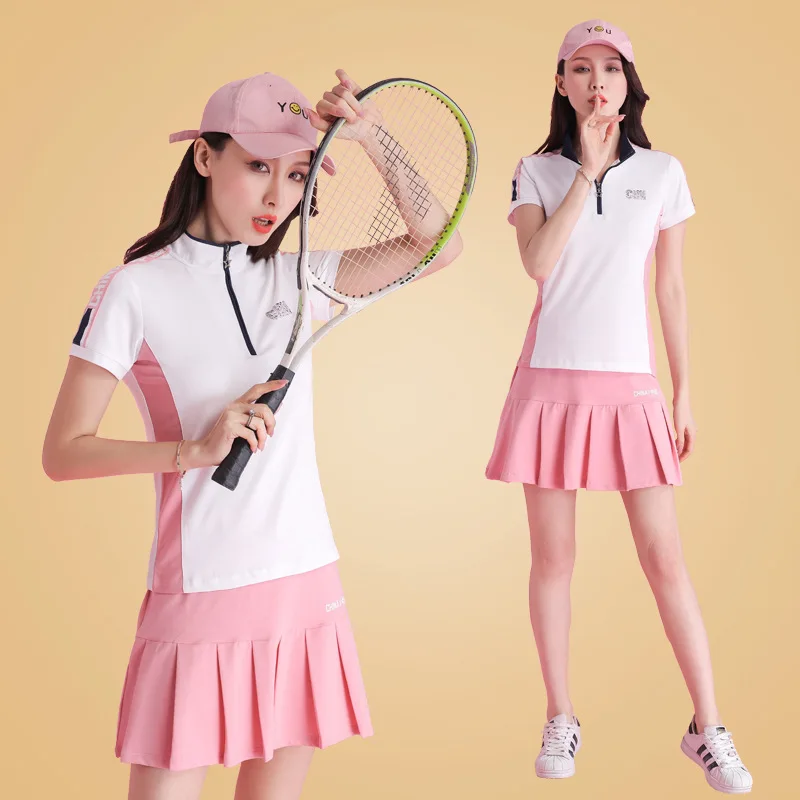 Summer New Women's Sports Ball Leisure Breathable Suit Volleyball Jersey Tenis Golf Clothes