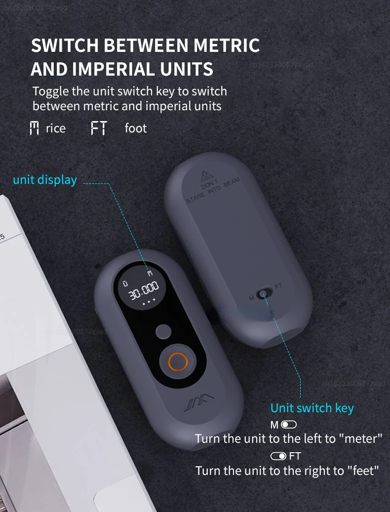 JIMIHOME JM-G2501 30m Laser Distance Meter Infrared Measuring Ruler Instrument Tools description image 11