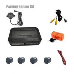 Enhanced Video Parking Sensor Kit with Digital Display and Buzzer Alert System (GRAY)