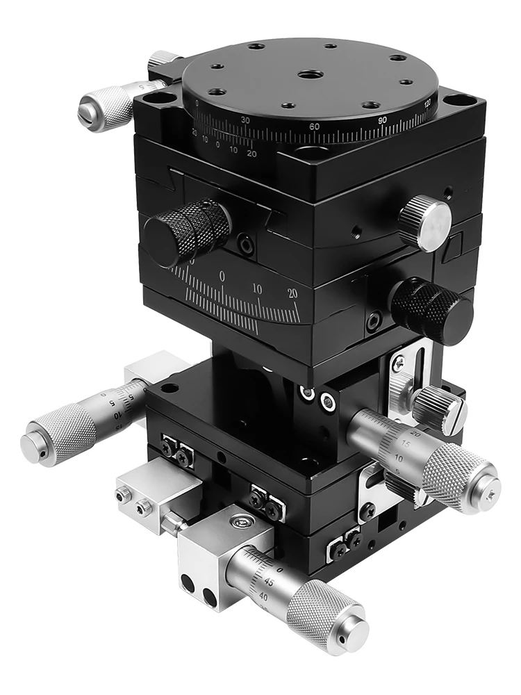 

Xyzabr Six-Dimensional Optical Fine-Tuning Platform 60*60 Table Six-Axis Combination High Precision Manual Displacement Sliding