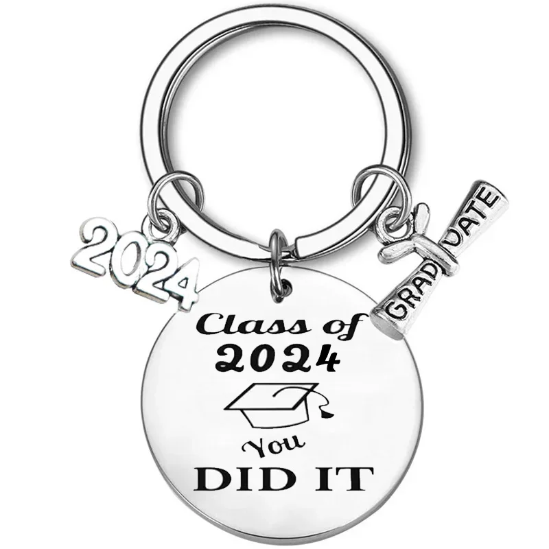 

2024 Выпускной брелок для ключей сертификат выпускного цепочка для ключей