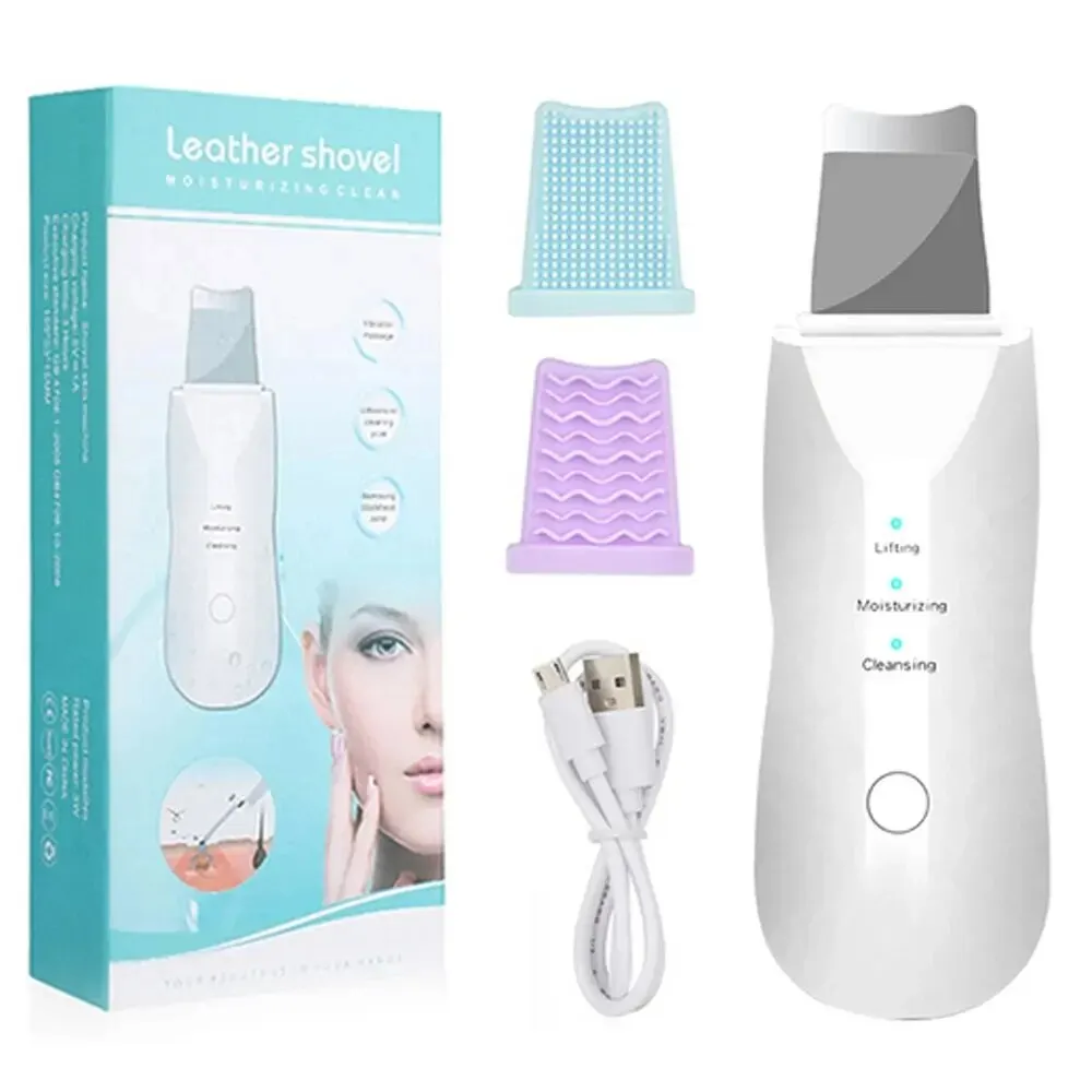 Skin Scrubber Remove Vibrate Deep Face Cleaning Dirt Blackhead Reduce Wrinkles Facial Lifting Peeling Tool Not Ultrasonic Shovel 2