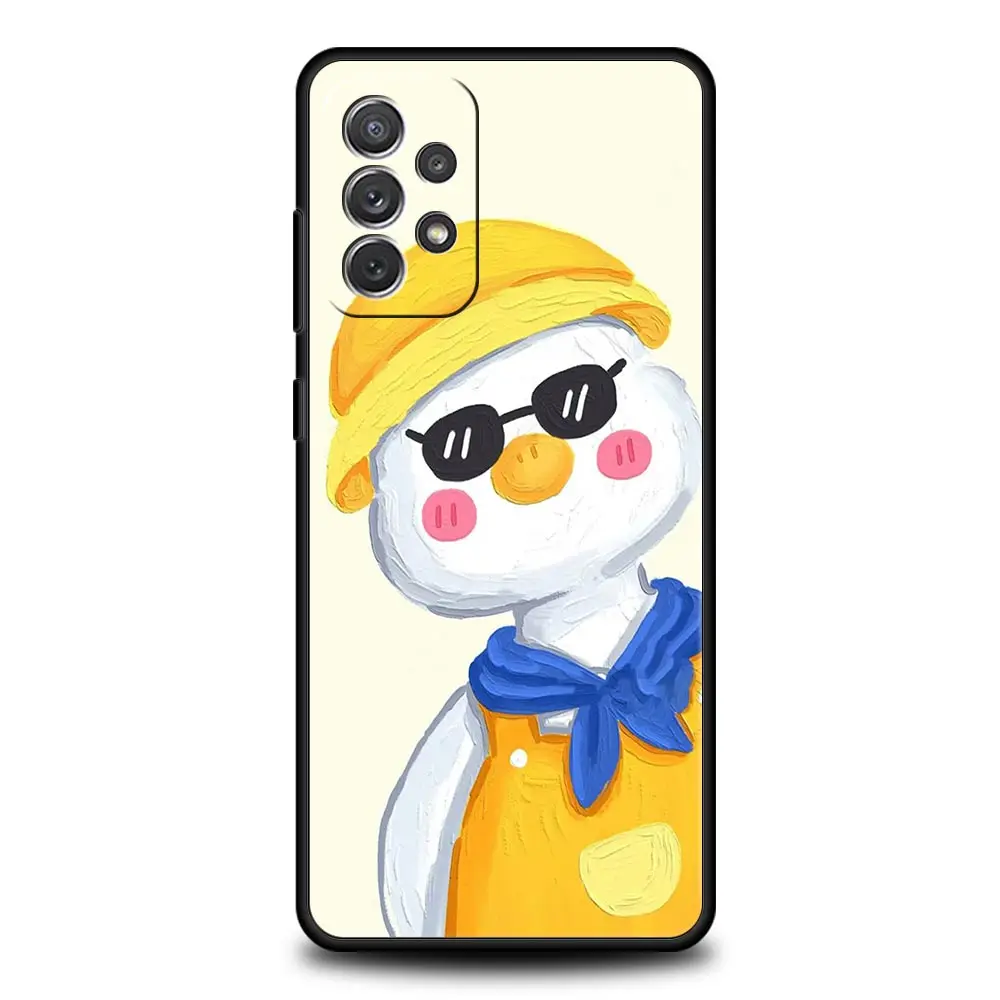 Whimsical Cartoon Duck Goose Phone Case Cover