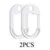 2PCS Deskside Book Bag Hooks Students' Special Coat, Hat and Bag Hooks Locking S-shaped Hooks Key Hanger 6