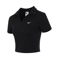 NIKE 2025 T-shirt AS W NSW ESSNTL SS POLO CRP TO Knit pour femme DV7885-010 1