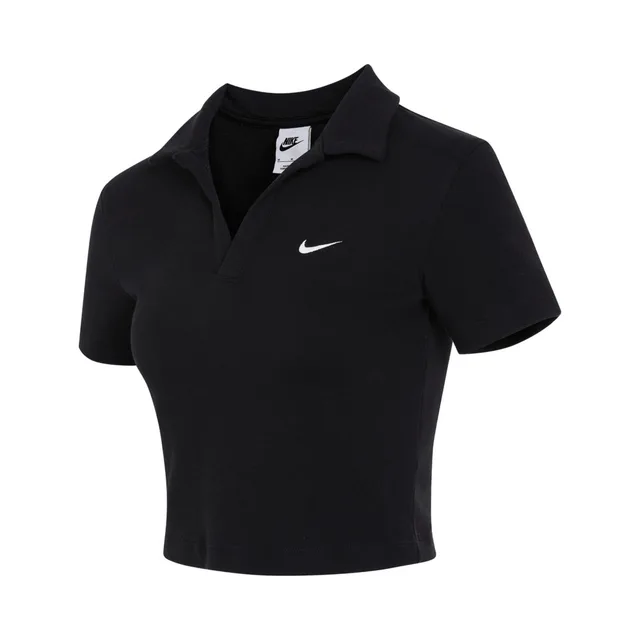 NIKE 2025 T-shirt AS W NSW ESSNTL SS POLO CRP TO Knit pour femme DV7885-010 1