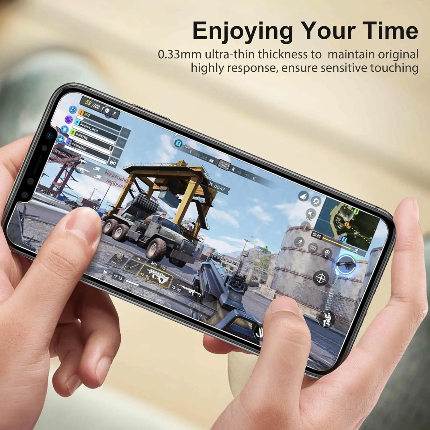 Premium 9H Tempered Glass Screen Protector (2/4 Pack)