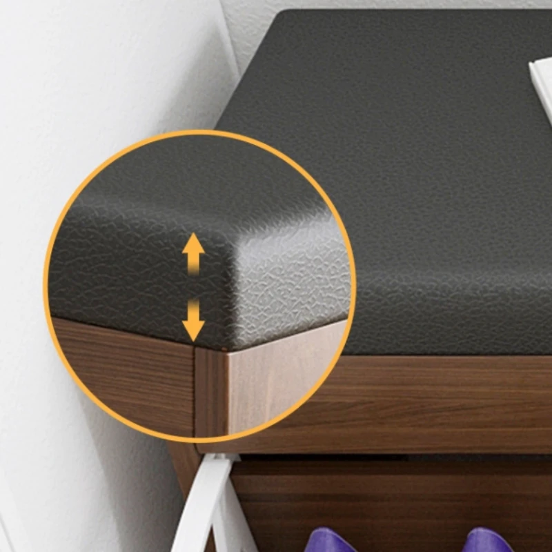 خزانة الأحذية البراز مدخل المنزل الأحذية الخشبية ت...