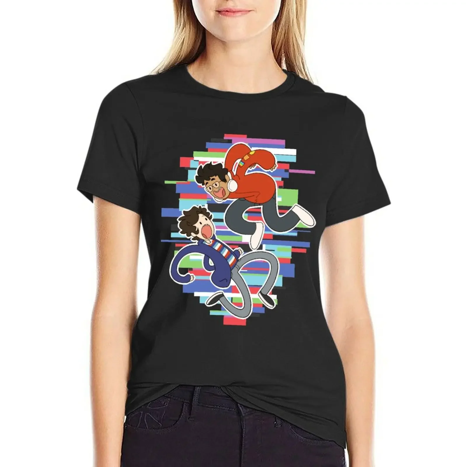 

4 T-Shirt vintage clothes Aesthetic clothing Women's summer blouses 2024