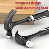 1pc Integrated Claw Hammer, Professional Woodworking Joinery Home Carpentry Hand Hammer, Nail Hammer, Non-Slip Multifunctional H 1