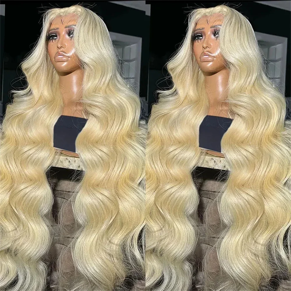 

Honey Blonde Body Wave 30 inches Glueless Human Hair Wig 613 Lace Front Wig 13x4 HD Lace Frontal Wigs Brazilian Colored Wig