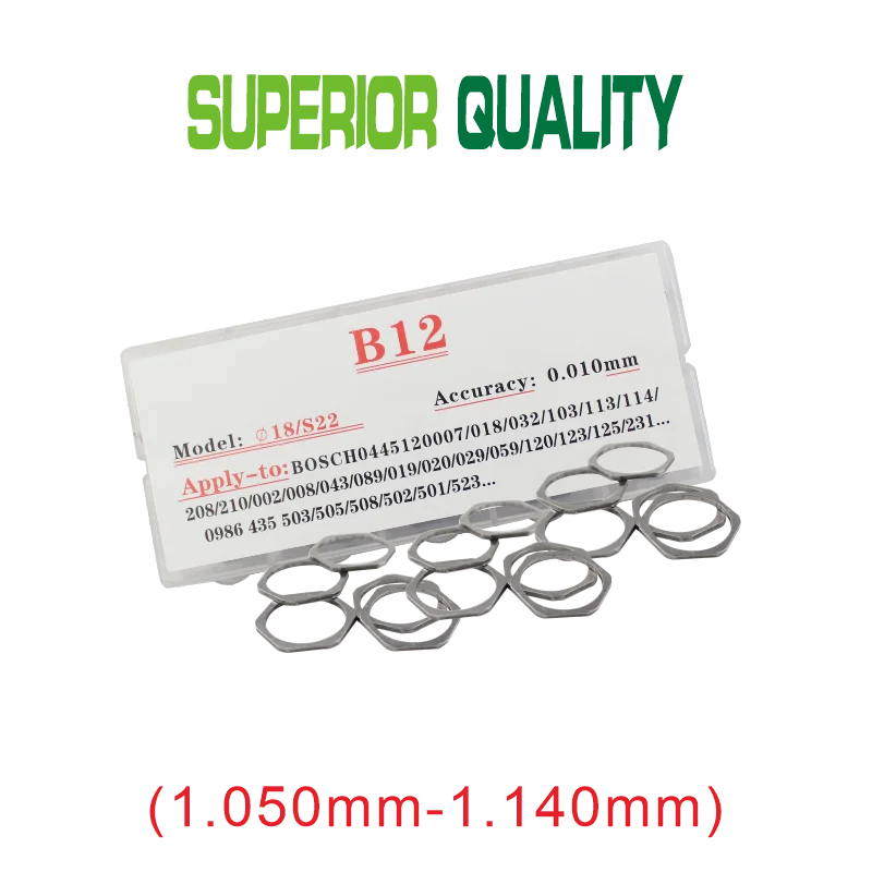 B11 B12 B13 B14 B16 B21 B22 B23 B24 B25 B26 B27 B31 B42 Common Rail Injector Adjusting Shims Gasket Washer injector washer shims
