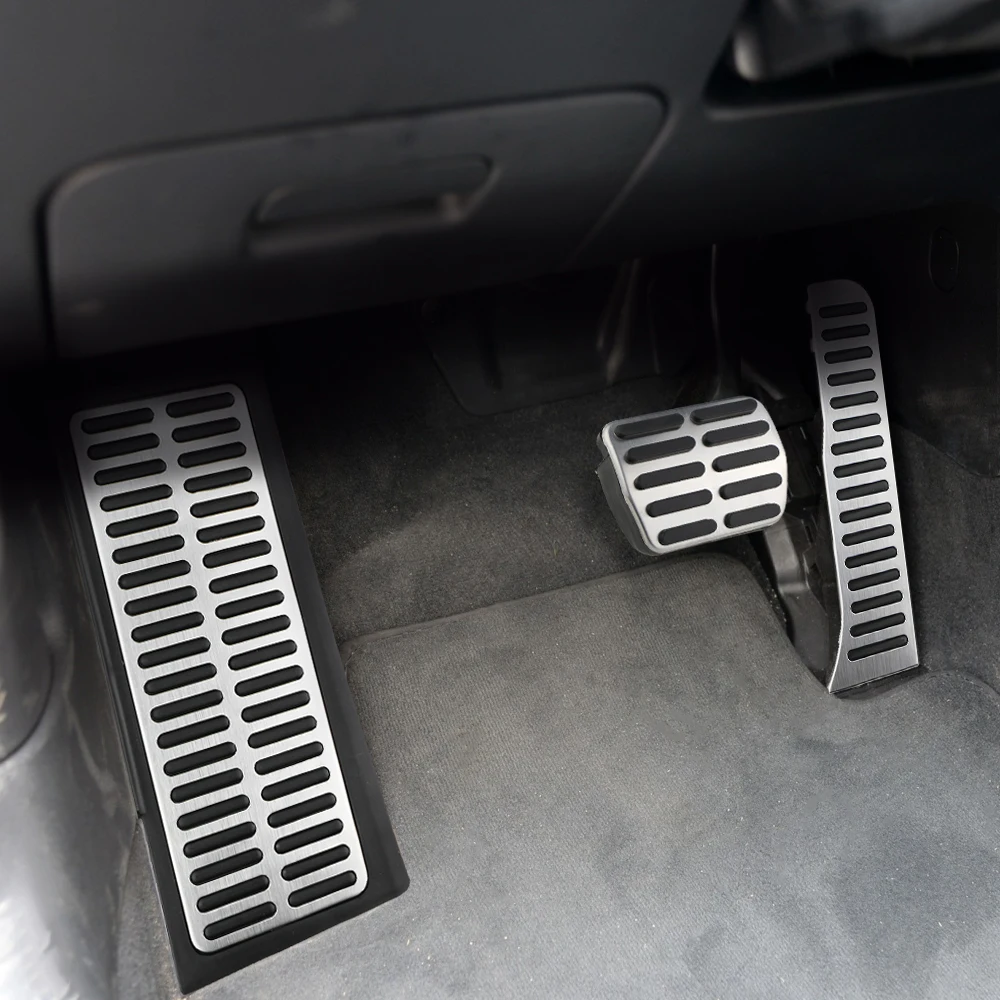 Car Pedals Car Pedals For Audi Q3 2013-LHD Accelerator Brake Foot Rest Pedal Pads Cover